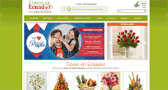Desktop Screenshot of floresenecuador.com